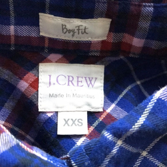 J.Crew plaid flannel button down shirt - Picture 3 of 4